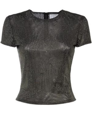 GIUSEPPE DI MORABITO Embellished Jersey T-Shirt - Black