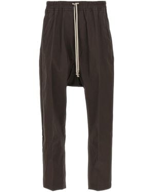 Rick Owens Drawstring Casual Pants - Black