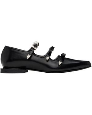 Toga Knot Detail Mary Jane Shoes - Black