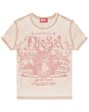 DIESEL T-Uncuties T-Shirt - Pink