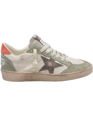 Golden Goose Ball Star Lace-Up Trainers - Grey