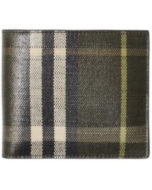 Burberry Check Bifold Wallet - Grey