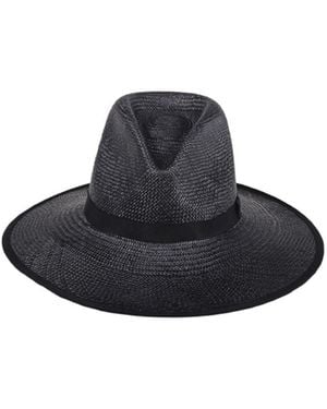 Max Mara Ribbon Detail Hat - Blue