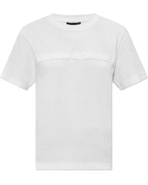 Marc Jacobs Cotton Logo Appliqué T-Shirt - White