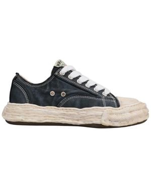 Maison Mihara Yasuhiro Vintage Round Toe Trainers - Black