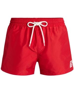 Balmain Pb Embroidered Swim Shorts