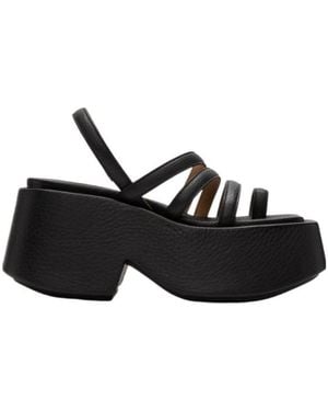 Marsèll Slingback Chunky Platform Sandals - Black