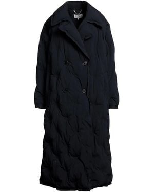 Maison Margiela Double-Breasted Down Coat - Black