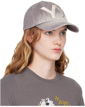 OPEN YY Yy Gradient Ball Baseball Cap - Grey