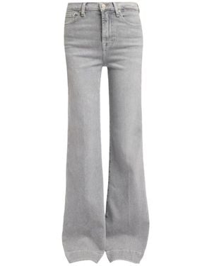 7 For All Mankind Flared Jeans - Grey