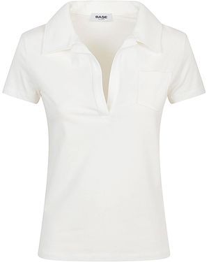Baserange Short-Sleeved Polo Shirt - White