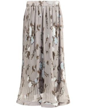 P.A.R.O.S.H. Pleated Skirt - Multicolor