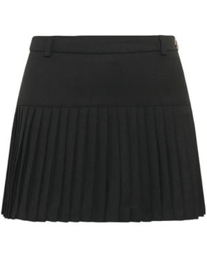Marine Serre Mini Skirt - Black