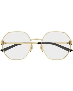 Gucci Eyewear Geometric Frame Glasses - White