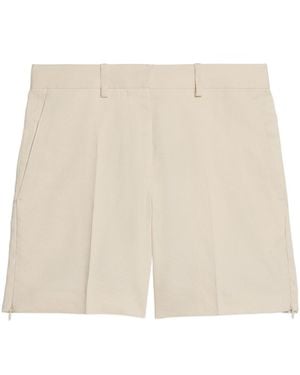 Helmut Lang Mini Car Shorts - Natural