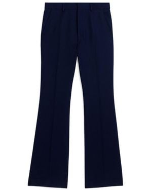 Ami Paris Flared Bootcut Pants - Blue