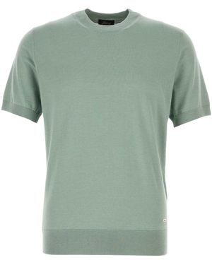 Brioni Fine Knit T-Shirt - Green