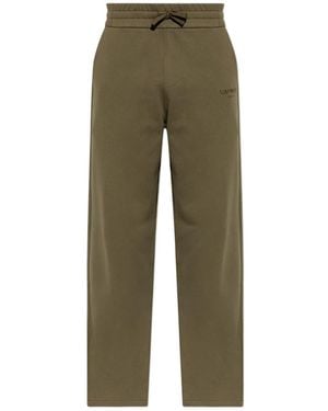 Balmain Wide-Leg Sweatpants - Green
