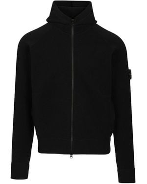 Stone Island Long-Sleeve Sweatshirt - Black