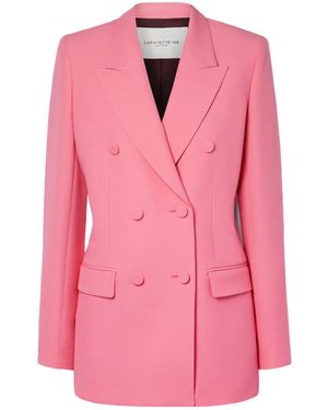 Lafayette 148 New York Blend Crepe Blazer - Pink