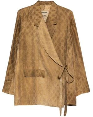 Uma Wang Long-Sleeved Jacket - Natural