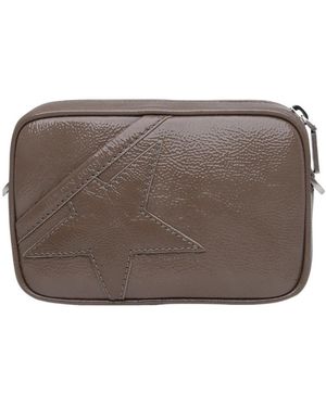 Golden Goose Mini Star Leather Crossbody Bag - Brown