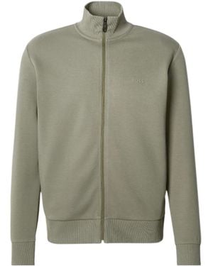 BOSS High-Neck Long-Sleeved Sweatshirt - Green