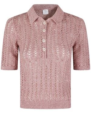 Eleventy Short-Sleeved Knitwear - Pink
