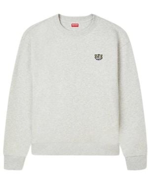 KENZO Wild Tiger Embroidered Sweatshirt - White