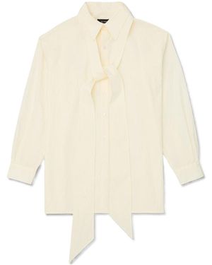 Willy Chavarria Cravat Shirt - Natural