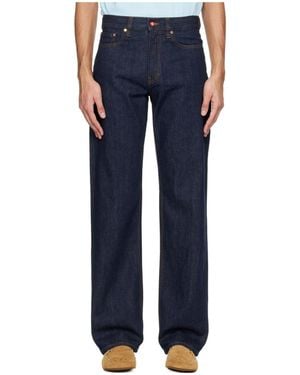CASABLANCA Logo-Patch Jeans - Blue