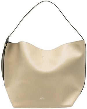 TOTEME Totême Adjustable Strap Bucket Bag - White
