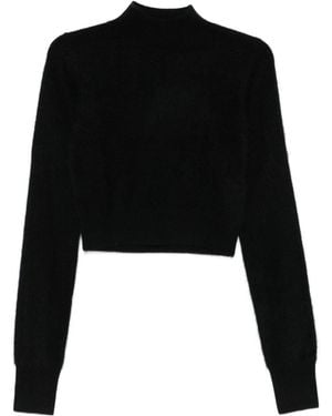 Sportmax High-Neck Sweatshirt - Black
