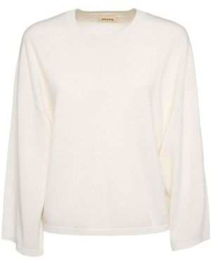 KHAITE Darcy Wool Jumper - White