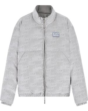 EA7 Reversible Zip-Up Jacket - Grey