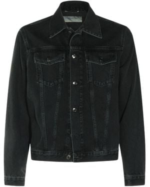 Canali Classic Denim Jacket - Black