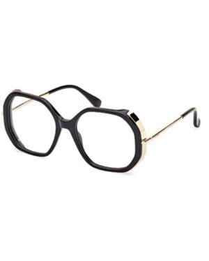 Max Mara Geometric Frame Glasses - White