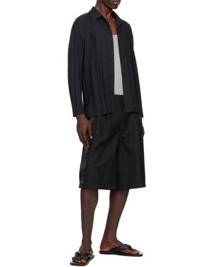 Homme Plissé Issey Miyake Homme Plissé Issey Miyake Edge Shirt - Black