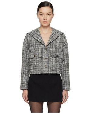 Marissa Chiara Collar Casual Jacket - Grey