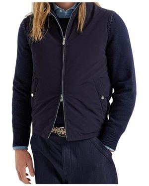 Brunello Cucinelli Thermore Gilet - Blue