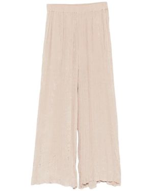 Alysi Embroidered Trousers - Natural