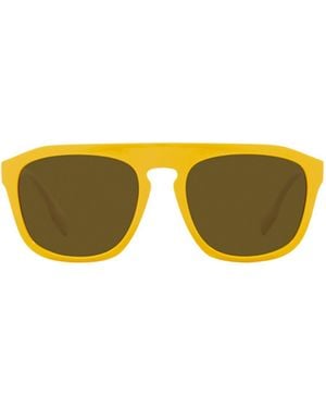 Burberry Eyewear Square Frame Sunglasses - Yellow