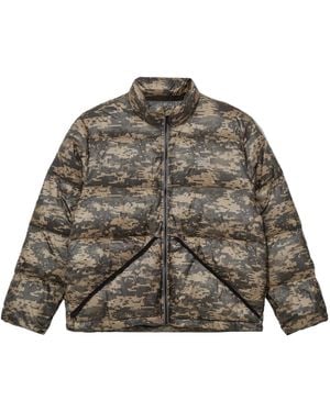 Stussy Long Sleeve Cotton Coat - Green