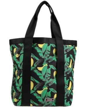 Ganni Floral Pattern Tote Bag - Green