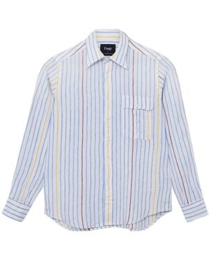 Drake's Long Sleeve Shirt - Blue