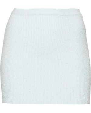 Wardrobe NYC High Waist Mini Skirt - White
