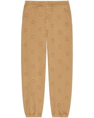 Givenchy Logo Detailed Elastic-Waist Trousers - Natural