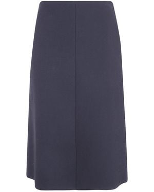 N°21 Panelled Midi Skirt - Blue