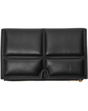 Burberry Quilted Leather Wallet - Black