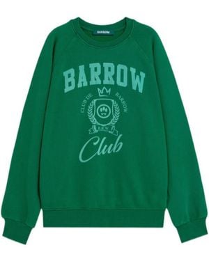 Barrow Graphic Crew-Neck Sweatshirt - Green